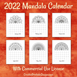 2022 Mandala Calendar