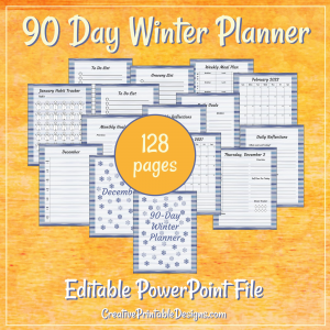 Dated 90 Day Winter Planner