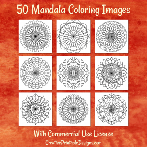 50 Mandala Coloring Images