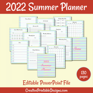 2022 Summer Planner