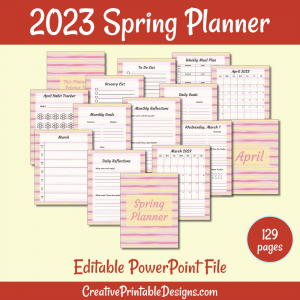 2023 Spring Planner
