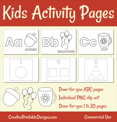 Kids Activity Pages