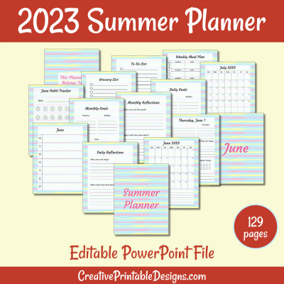 2023 Summer Planner