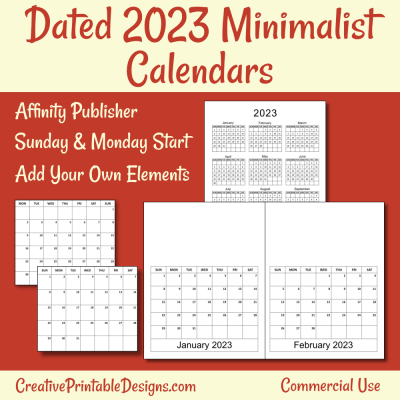 2023 Minimalist Calendar