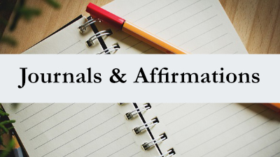 journals and affirmations