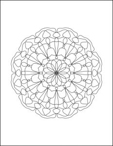 Free Printable Kaleidoscope Coloring Pages