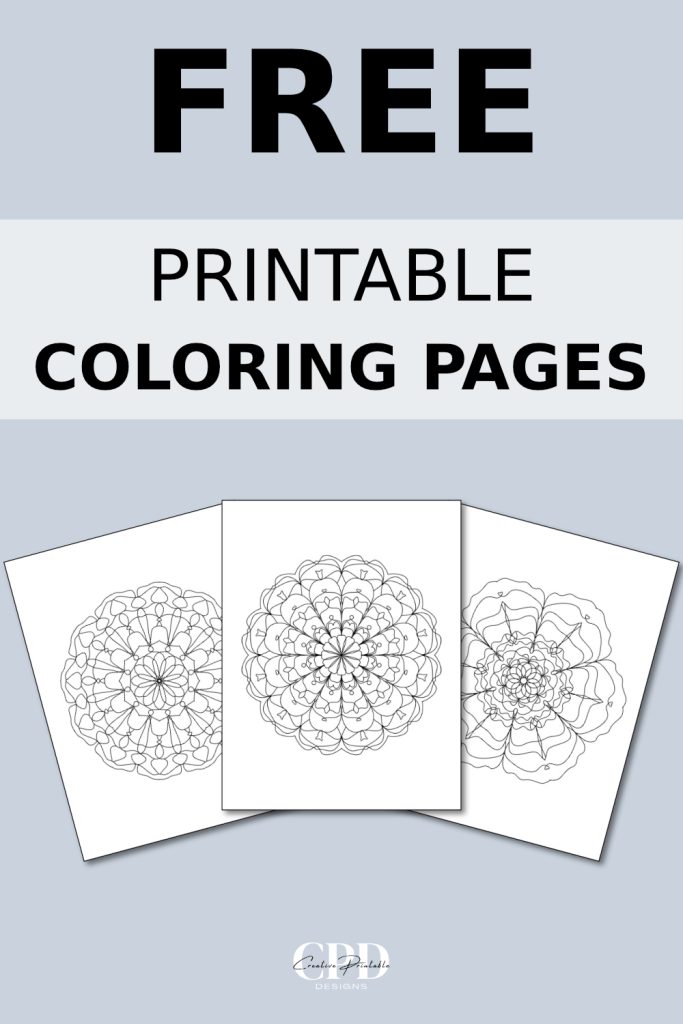 free printable kaleidoscope coloring pages