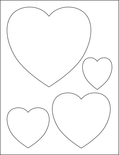 heart coloring pages for kids